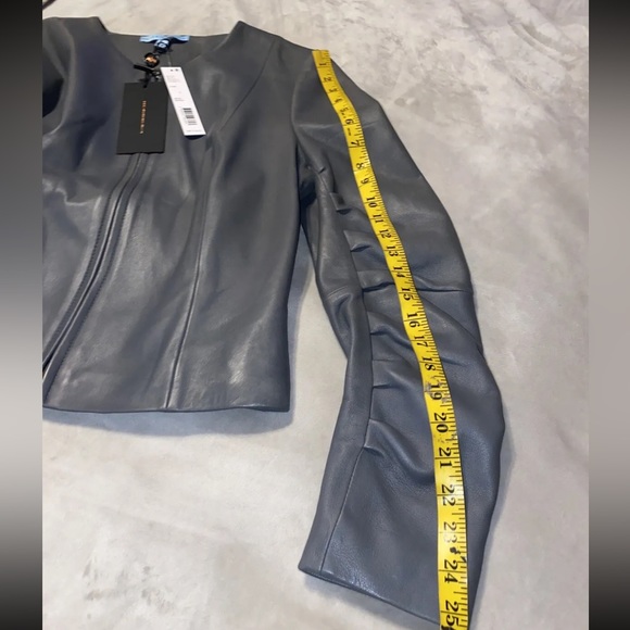 ANTONIO MELANI  The Luxury Collection 100% Leather Jacket Sz Medium NWT $339 - Picture 7 of 10